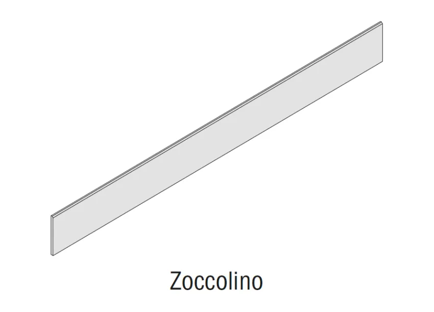 FMG Marmi Maxfine Zoccolino Glint Test/Test Płytka 75X10