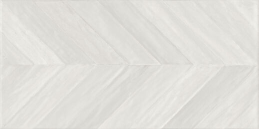 Whole Chevron Maiolica White Naturale Sq. 120X60 Naturale