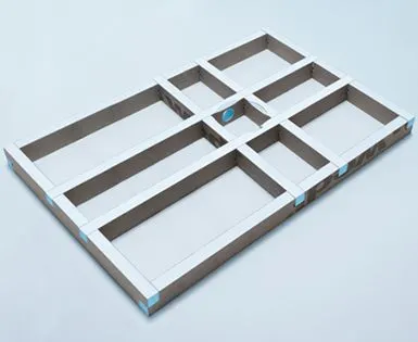 WEDI Fundo Primo Easy Set kwadratowy, odpływ centralny (1500mm x 1500mm x 100mm)