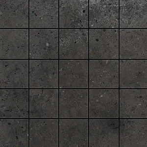 Whole Stone Black Mosaico 5 Antislip 30X30 Antislip