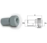 Złączka PB 32x28 mm redukcyjna zmniejszająca - 2