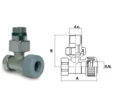 Śrubunek powrotny  15x1/2