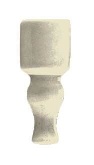Ceramiche Grazia Epoque Angolo Finale Ivory Matt 6,5×2 cm
