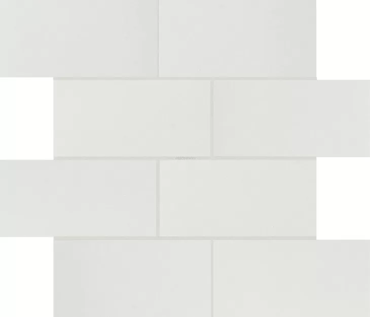 B&W White High-Glo 6Mm 7.5X15 Mur 30X30