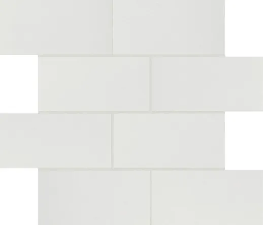 B&W White High-Glo 6Mm 7.5X15 Mur 30X30