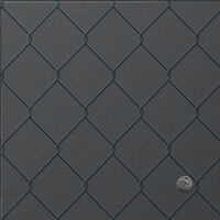 Iris Diesel Fence Grey Decoro Moneta 20X20 (Glossy)