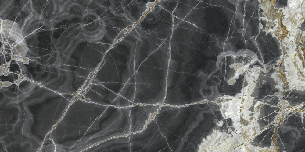 Fmg Marmi Maxfine Black Onyx Lucidato Sq. 300X150 lucidato