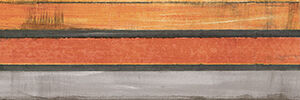 Iris Maiolica Decoro Riga Rosso 10X30 Glossy