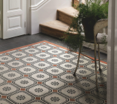 Ceramiche Grazia Old England Ottagono Black Dover 20×20 cm - 2