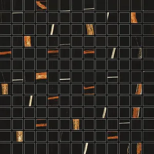 Fmg Marmi Select Sahara Noir Mosaico Lucidato Sq. 30X30 lucidato