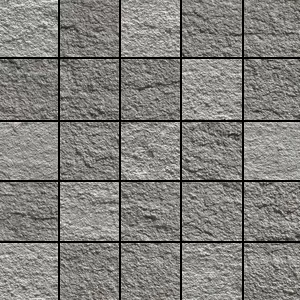 Fmg Pietre Quarzite Antracite Mosaico 5 Strutturato 30X30 strutturato