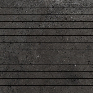 Whole Stone Black Mosaico Listello Naturale 30X30 Naturale