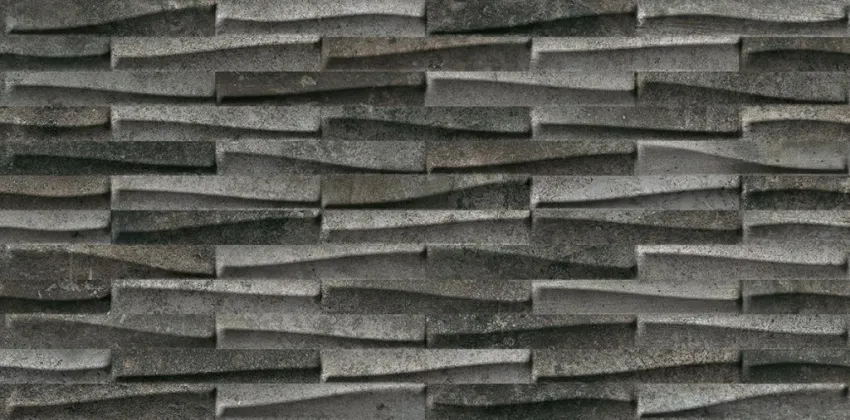 PIEMME CASTLESTONE MURETTO BLACK RET 30X60 CM