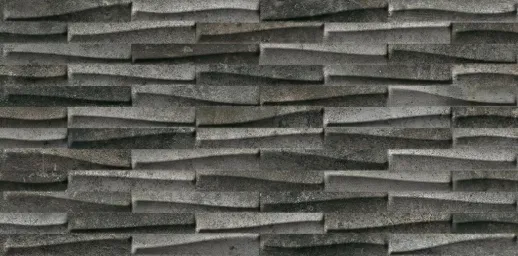 PIEMME CASTLESTONE MURETTO BLACK RET 30X60 CM