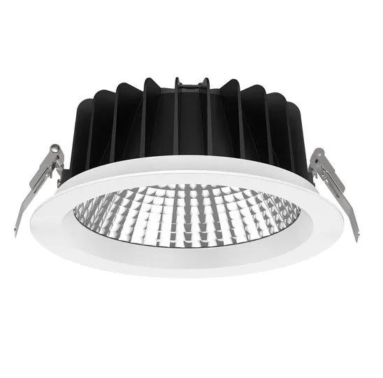 Mistic Lighting łazienkowa oprawa sufitowa wpuszczana LED M-Hide 42W 4600lm 4000K CRI 80 60° biały mat IP54 MSTC-05411200