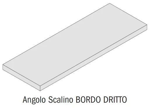 FMG Marmi Maxfine Angolo Scalino Bordo Prelucidato Test/Test Płytka 120X35
