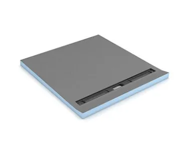 WEDI Fundo Riolito element podłogowy z odpływem liniowym, kwadratowy długość korytka 800mm (1000mm x 1000mm x 50mm)