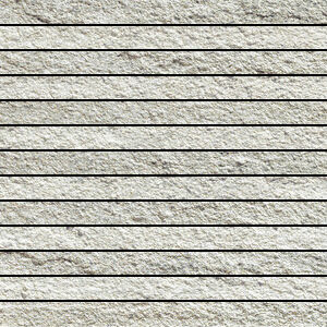 Fmg Pietre Quarzite Argento Mosaico Listelli Strutturato 30X30 strutturato