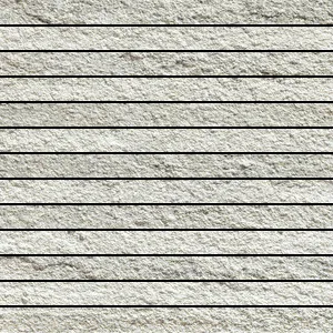 Fmg Pietre Quarzite Argento Mosaico Listelli Strutturato 30X30 strutturato