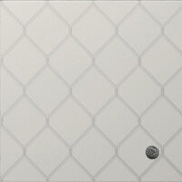 Iris Diesel Fence White Decoro Moneta 20X20 (Glossy)