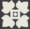 Ceramiche Grazia Old England Tozzetto Black Dover 4×4 cm