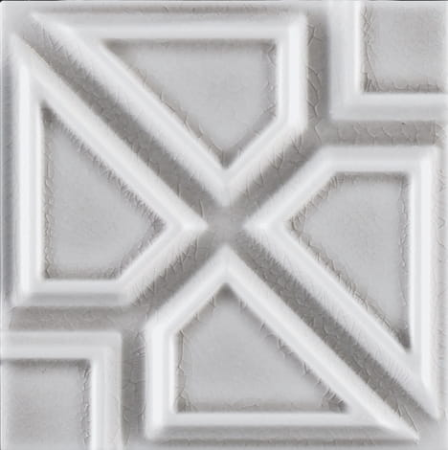Ceramiche Grazia Formelle Milano Argento Craquelé 13×13 cm