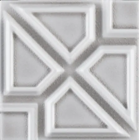 Ceramiche Grazia Formelle Milano 13X13 Argento Craquele' MILA5