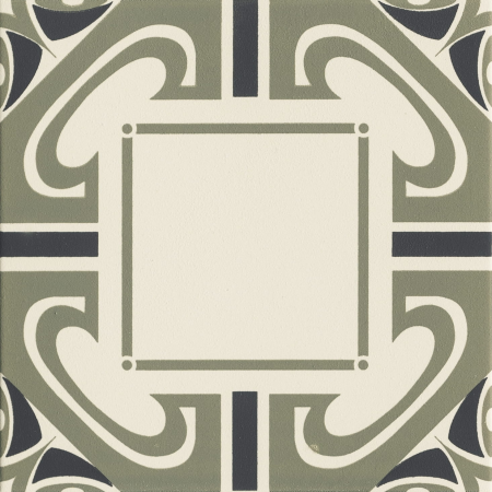 Ceramiche Grazia Althaus Dresda Salvia/Nero 20×20 cm