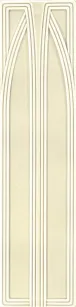 GRAZIA EPOQUE Dekor BELVEDERE 20X80 BEIGE/IVORY MATT