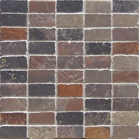 FLAG STONE MOSAICO BLACK TOZZ. 3X6