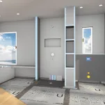 Płyta budowlana WEDI Construct 2500x600x20 mm - wzdłużna - 3