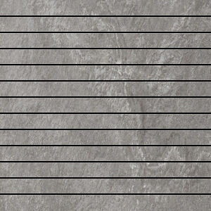 Pietra Di Bilbao Bilbao Grey Mosaico Listello Soft Sq. 30X30 Soft