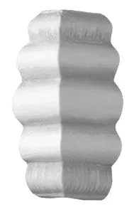 GRAZIA NATURA Dekor ANG. EST. PARETE CORNICE SAKE COTONE 7X2,5