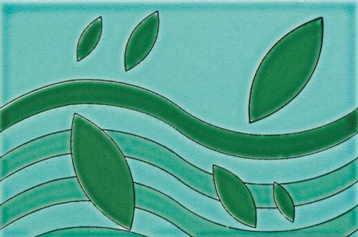 Ceramiche Grazia Brera Verde dekor 20×30 cm