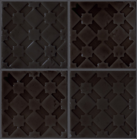 Ceramiche Grazia Shades of Art Alcazar Charcoal 13×13 cm