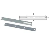 Szyna pod podejścia - na wkręty metalowa - 2