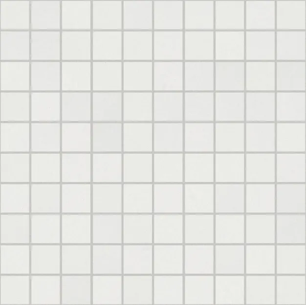 B&W Marble White Hglo Mosaico 3X3