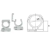 Uchwyt przykręcany  28 mm - 2