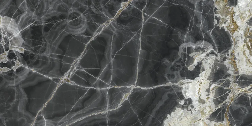 FMG Marmi Maxfine Black Onyx Poler/Polished Płytka 300X150