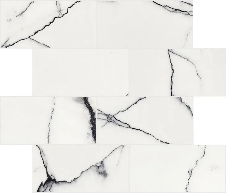 B&W Marble Breach Hglo 6Mm Mur.Sf 7.5X15