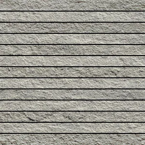 Fmg Pietre Quarzite Cenere Mosaico Listelli Strutturato 30X30 strutturato