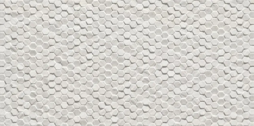 PIEMME GEOSTONE ESAGONETTA BIANCO NAT/RET 30X60CM