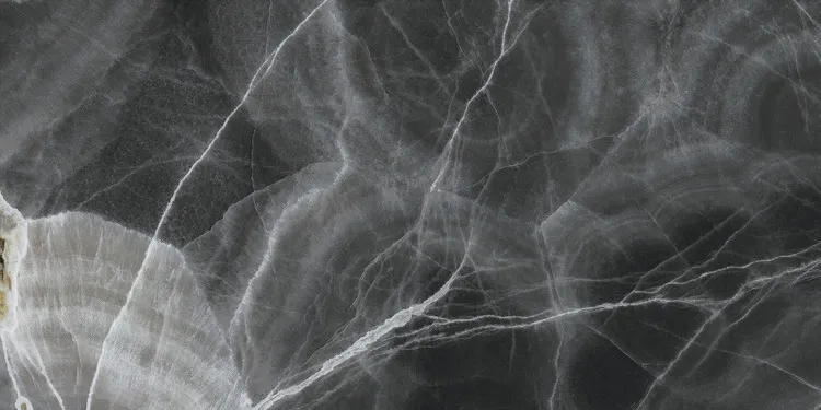 FMG Marmi Maxfine Black Onyx Poler/Polished Płytka 75X37,5