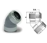 Kolanko PB 45° 50 mm - 2